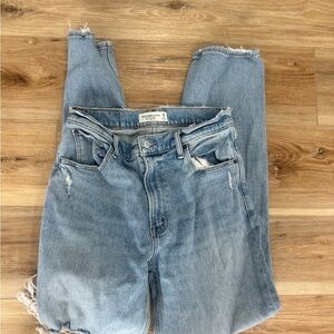 Abercrombie & Fitch Light Blue Straight Leg Jeans